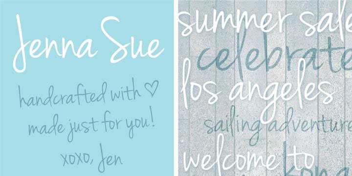 Jenna-Sue-free-font