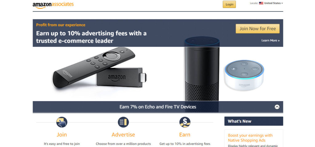 Amazon Associates affiliate marketing 