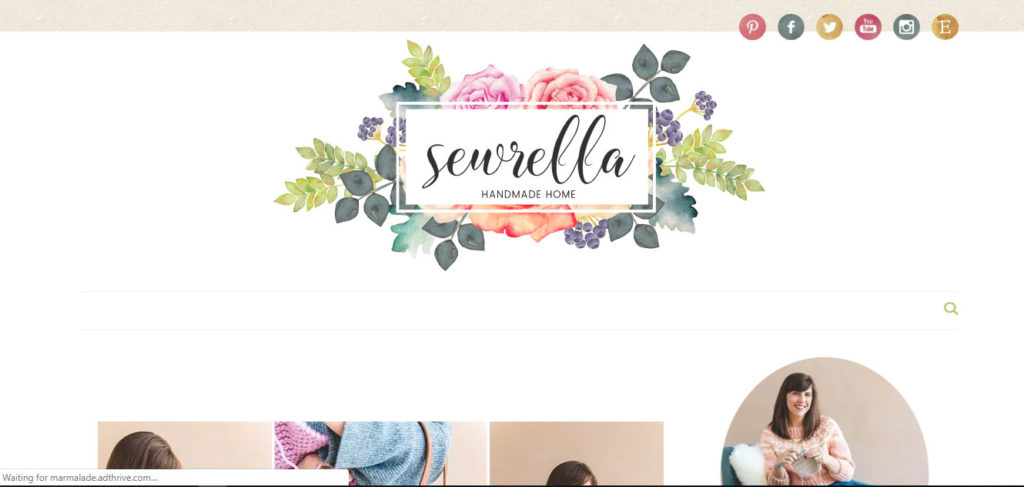Sewrella blogger that make money from sewing niche