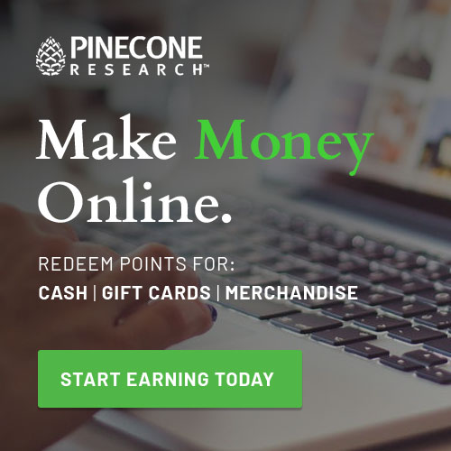 PineCone Research real online survey company that pay cash