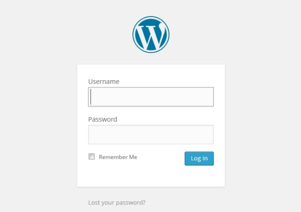 Create a blog: WordPress log in account.