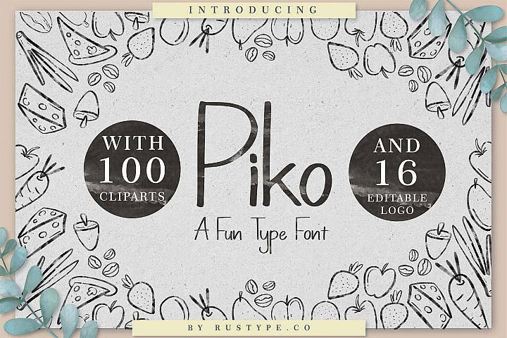 Piko fun free commercial use font
