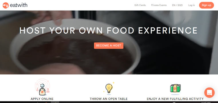 become a host with Eatwith